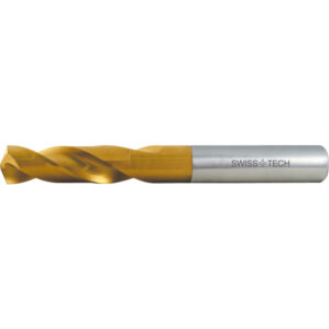 2020, Stub Drill, 12mm, Cobalt High Speed Steel, TiN