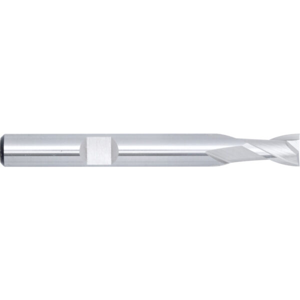 1, Short Series, Slot Drill, 6mm, 2 fl, Weldon Flat, Cobalt High Speed Steel, Uncoated