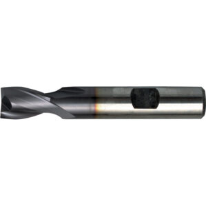 1, Short Series, Slot Drill, 15mm, 2 fl, Weldon Flat, Cobalt High Speed Steel, TiCN