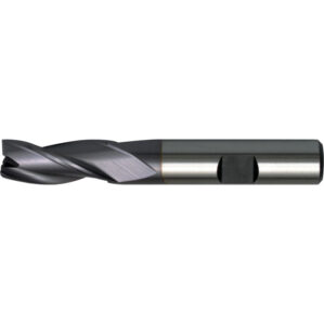 6, Regular, Slot Drill, 20mm, 3fl, Weldon Flat Shank, Cobalt High Speed Steel, TiCN