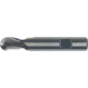 Series 11, Short, Ball Nose Slot Drill, 20mm, 2 fl, Cobalt High Speed Steel, Uncoated