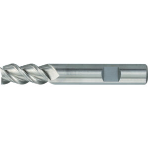 50degree, High Helix Cutters, 10.0mm, 3 fl, Cobalt High Speed Steel, Uncoated