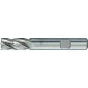 25, Roughing End Mill, 20mm, Weldon Flat Shank, 4fl, Cobalt High Speed Steel, Uncoated, M42