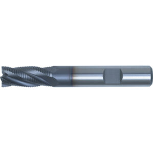 25, Roughing End Mill, 25mm, Weldon Flat Shank, 5fl, Cobalt High Speed Steel, TiCN, M42