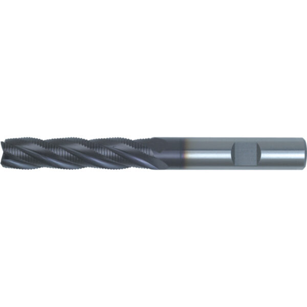 96, Ripper, Long, 10mm, Weldon Flat Shank, 5fl, Cobalt High Speed Steel, TiAlN, M42