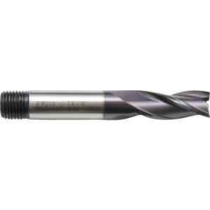 33, Regular, Slot Drill, 20mm, 3fl, Threaded Shank, Cobalt High Speed Steel, TiAlN