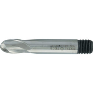 Series 39, Short, Ball Nose Slot Drill, 20mm, 2 fl, Cobalt High Speed Steel, Uncoated