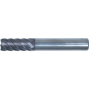 45degree, Hi-Helix End Mill, 12.0mm, 6 fl, Solid Carbide, AlTiN