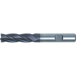 30degree, Hi-Helix End Mill, 25.0mm, 6 fl, Cobalt High Speed Steel, TiAlN
