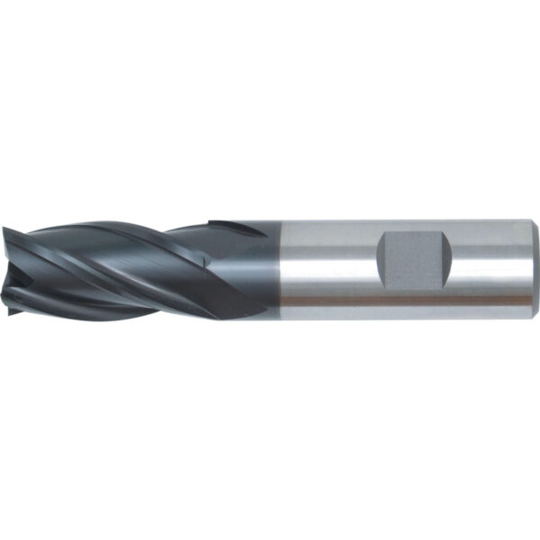 95, End Mill, Regular, Weldon Flat Shank, 16mm, Cobalt High Speed Steel