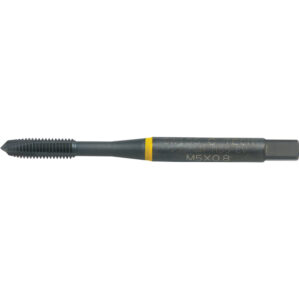 Threading Tap, 1/4in. x 19 BSP,BSP, Spiral Point, Vanadium High Speed Steel, Steam Tempered, Yellow