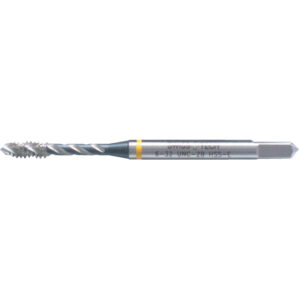 Threading Tap, 1/2in. x 14 BSP,BSP, Spiral Flute, Vanadium High Speed Steel, Bright, Yellow