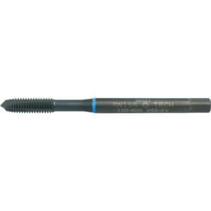 Threading Tap, M16 x 2mm, Metric Coarse, Spiral Point, Vanadium High Speed Steel, Steam Tempered, Blue