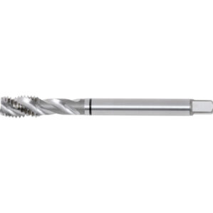 Threading Tap, M12 x 1.8mm, Metric Coarse, Spiral Flute, Cobalt High Speed Steel, Bright