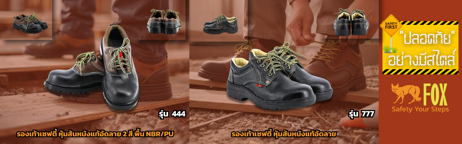 รองเท้าเซฟตี้ FOX : มั่นใจทุกย่างก้าว ปลอดภัยเหนือระดับ ที่ TPC2000GROUP 2 รองเท้าเซฟตี้ FOX : มั่นใจทุกย่างก้าว ปลอดภัยเหนือระดับ ที่ TPC2000GROUP - TPC2000GROUP (รองเท้า Sefety FOX)