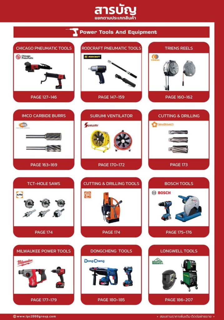 E-Catalog - TPC2000GROUP (ปก Powertools Catalog TPC2000GROUP V.3)