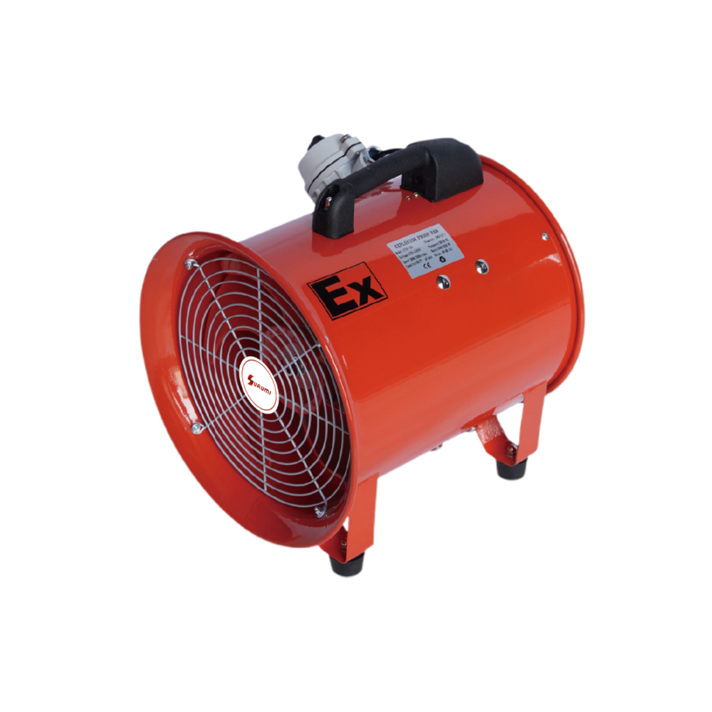 พัดลม SURUMI 16 SURUMI พัดลมกันระเบิด 12 นิ้ว (300มม.) Explosion Proof 220V พัดลมอุตสาหกรรมถังกลมดูดอากาศ รหัส SUR-TPC-30-1-EX